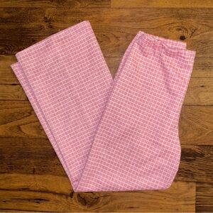 Mr. Beau by R.L. Davis • Vintage • Medium • Pink/White • Plaid • Hippy • Pants
